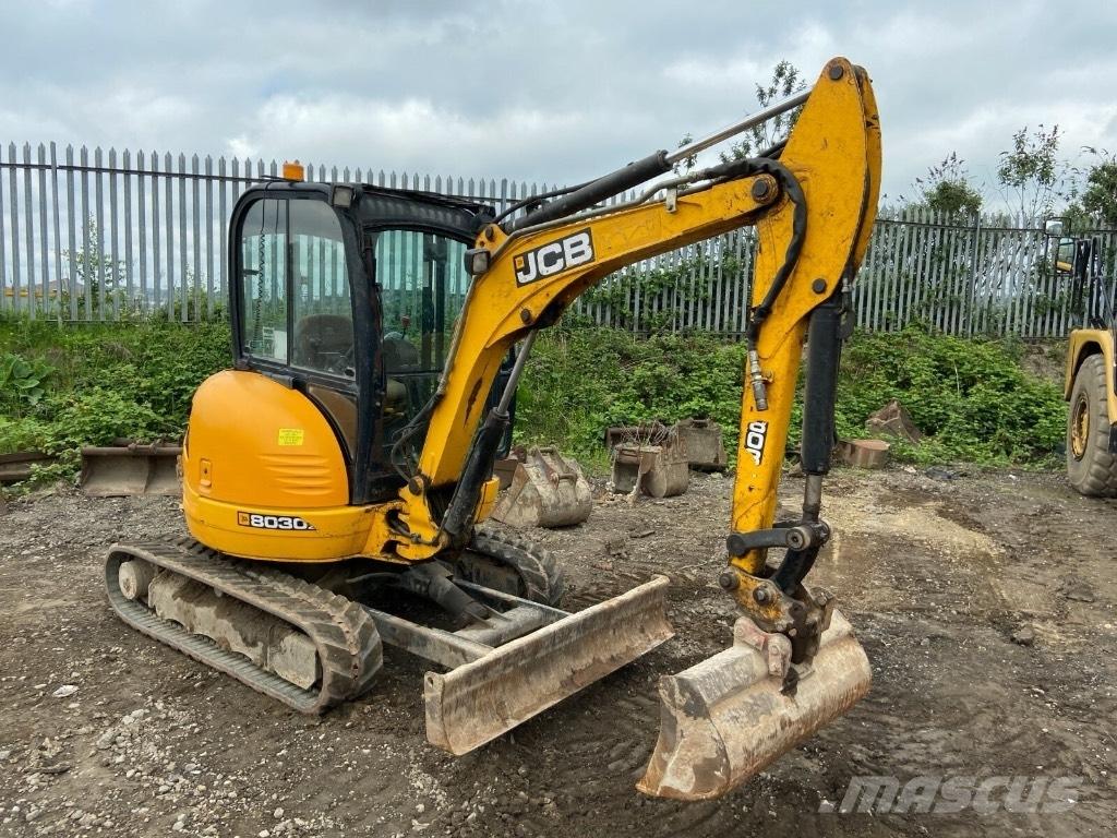 JCB 8030 ZTS Mini ekskavatörler, 7 tona dek