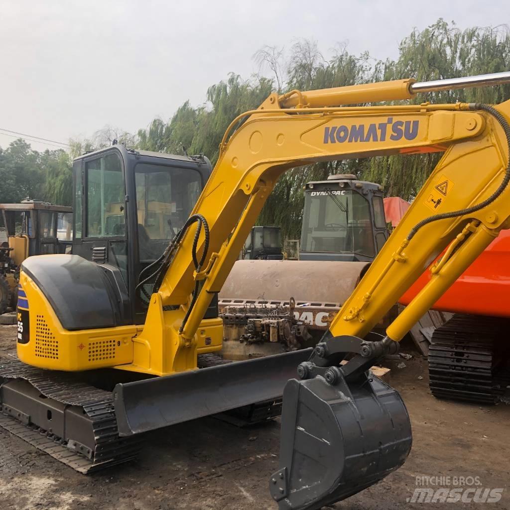 Komatsu PC 55 MR Mini ekskavatörler, 7 tona dek