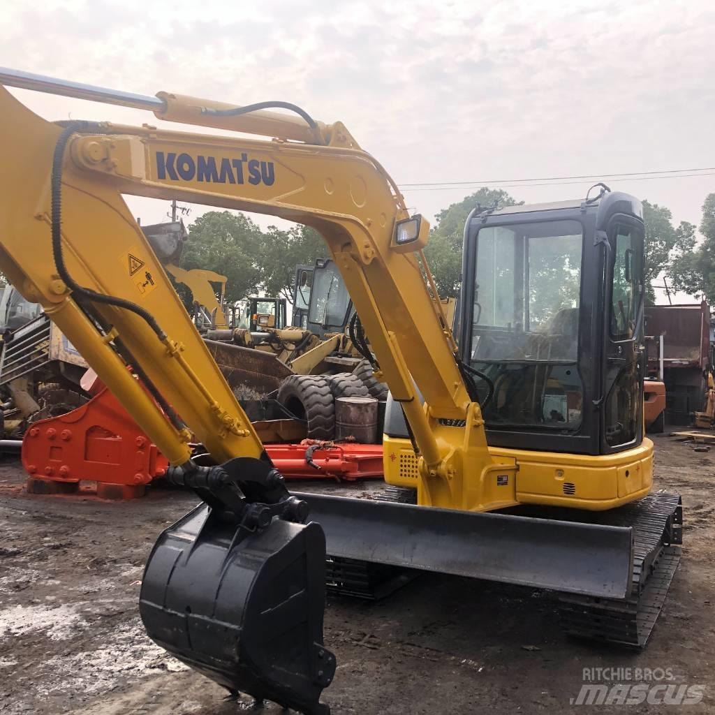 Komatsu PC 55 MR Mini ekskavatörler, 7 tona dek