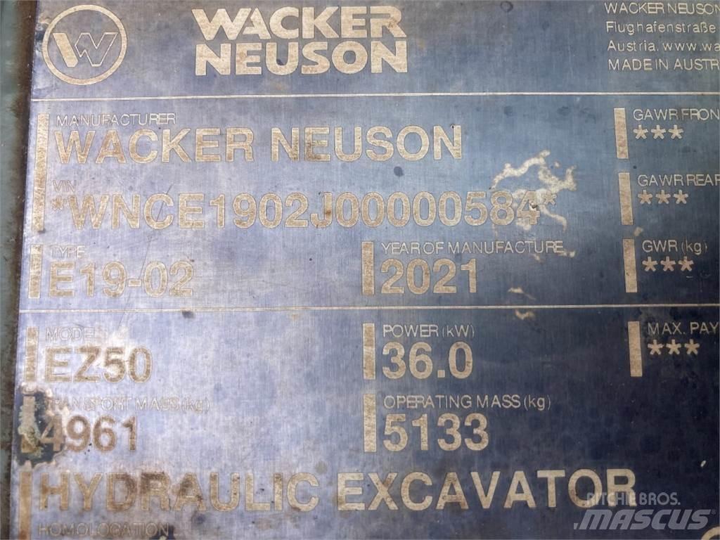 Neuson EZ50 Mini ekskavatörler, 7 tona dek