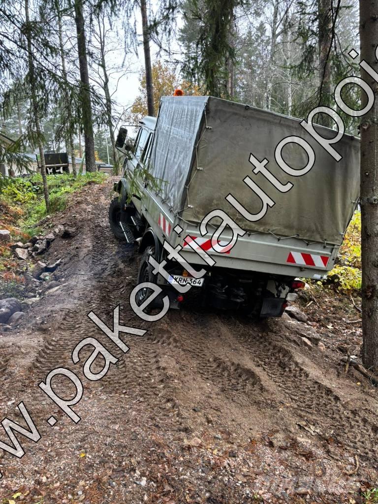 Unimog U 1250L DoKa Kayar tenteli kamyonlar