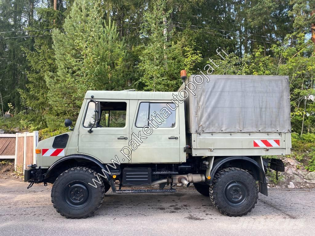 Unimog U 1250L DoKa Kayar tenteli kamyonlar