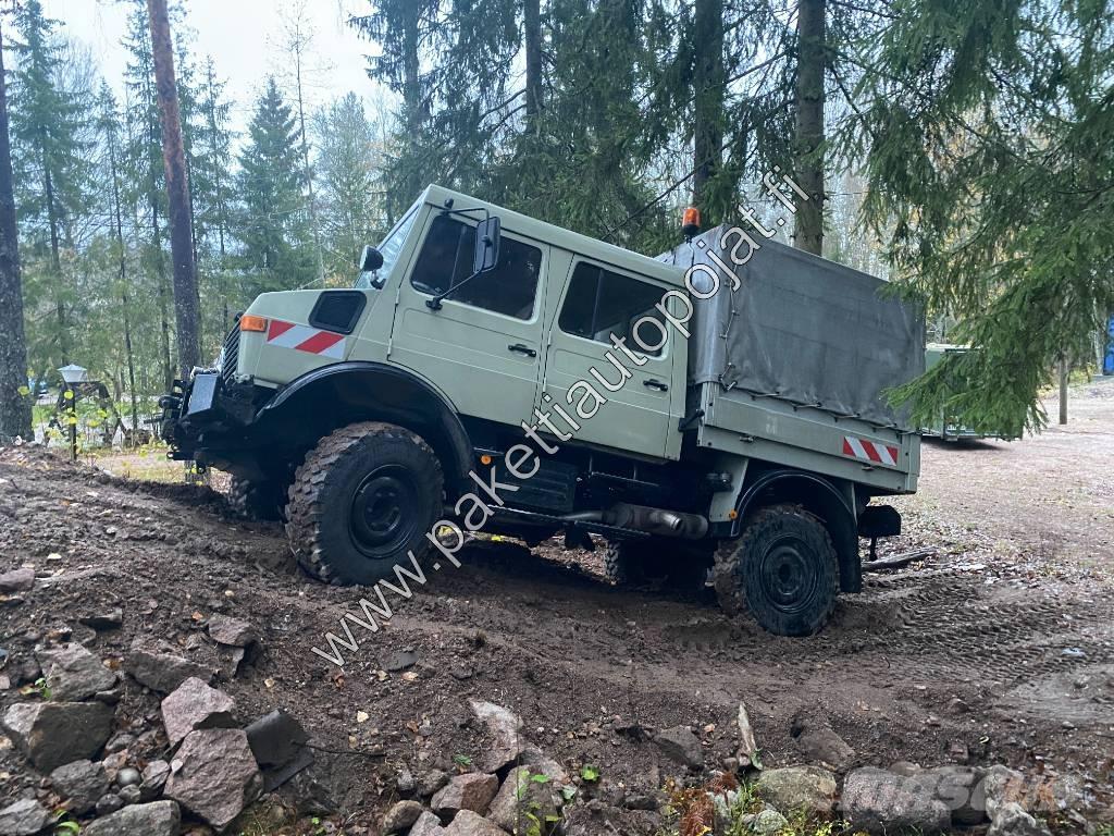 Unimog U 1250L DoKa Kayar tenteli kamyonlar