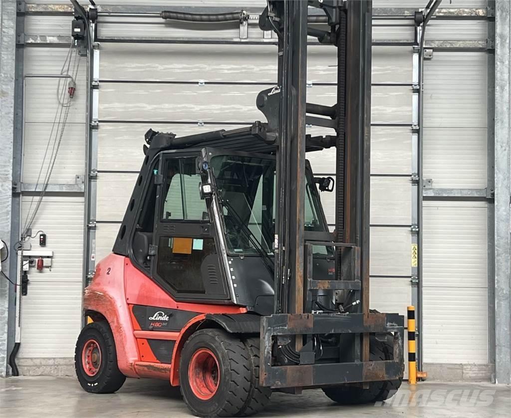 Linde H80D-03 Dizel forkliftler
