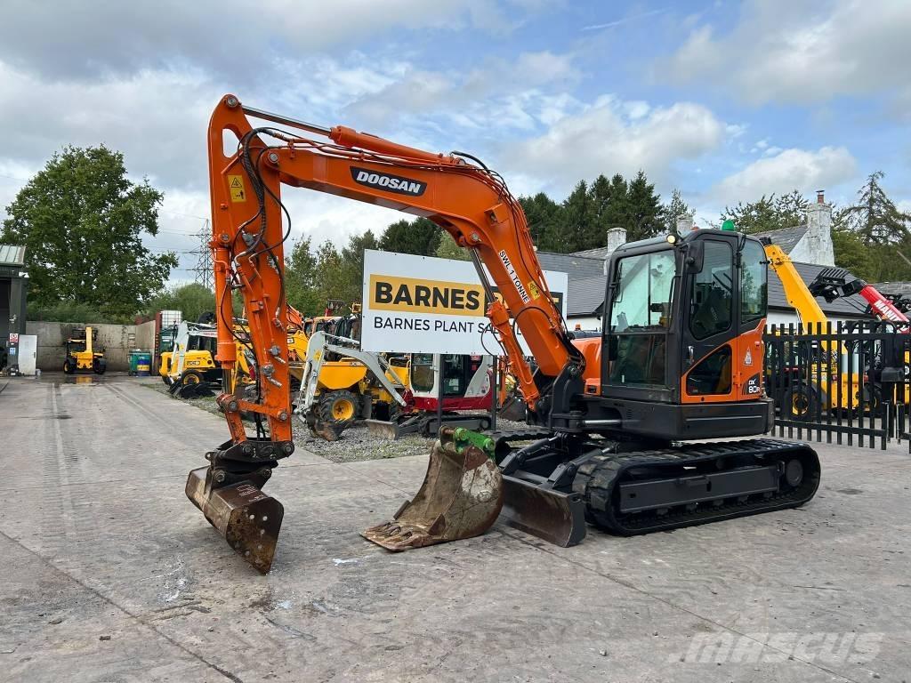 Doosan DX 80 R Midi ekskavatörler 7 - 12 t