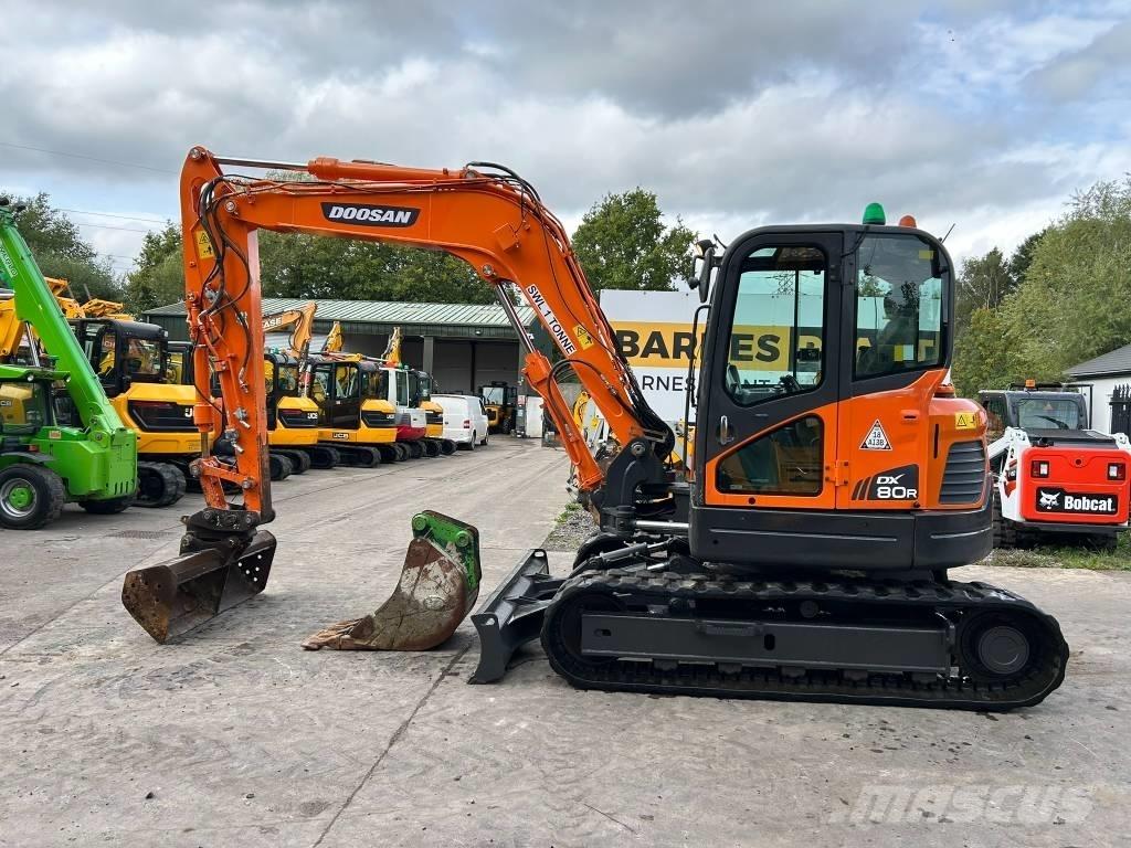Doosan DX 80 R Midi ekskavatörler 7 - 12 t