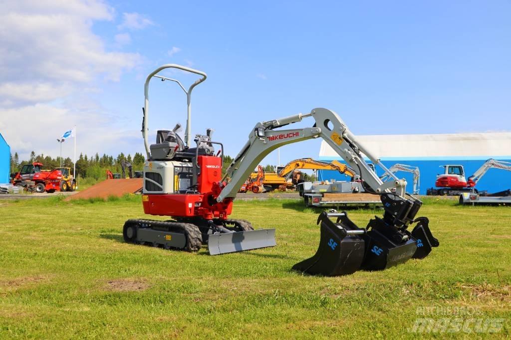 Takeuchi TB210R Mini ekskavatörler, 7 tona dek