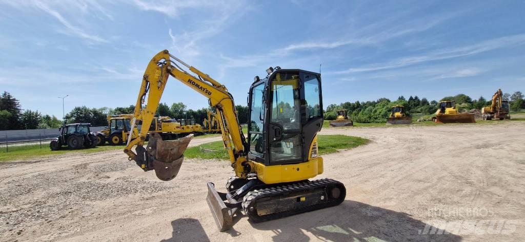 Komatsu PC 26 MR Mini ekskavatörler, 7 tona dek