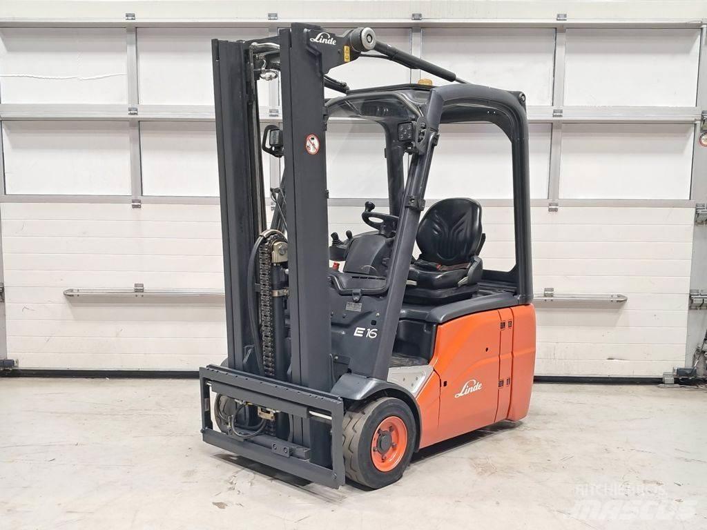 Linde E16C-01 Elektrikli forkliftler