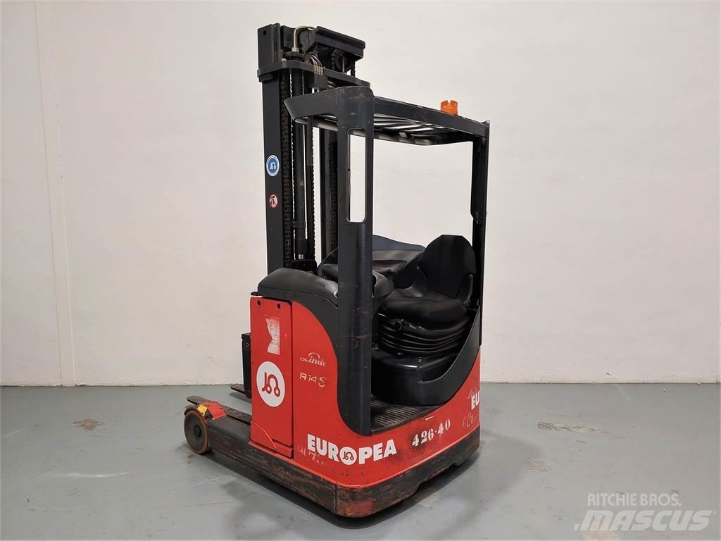Linde R14S Reach truck - depo içi istif araçları