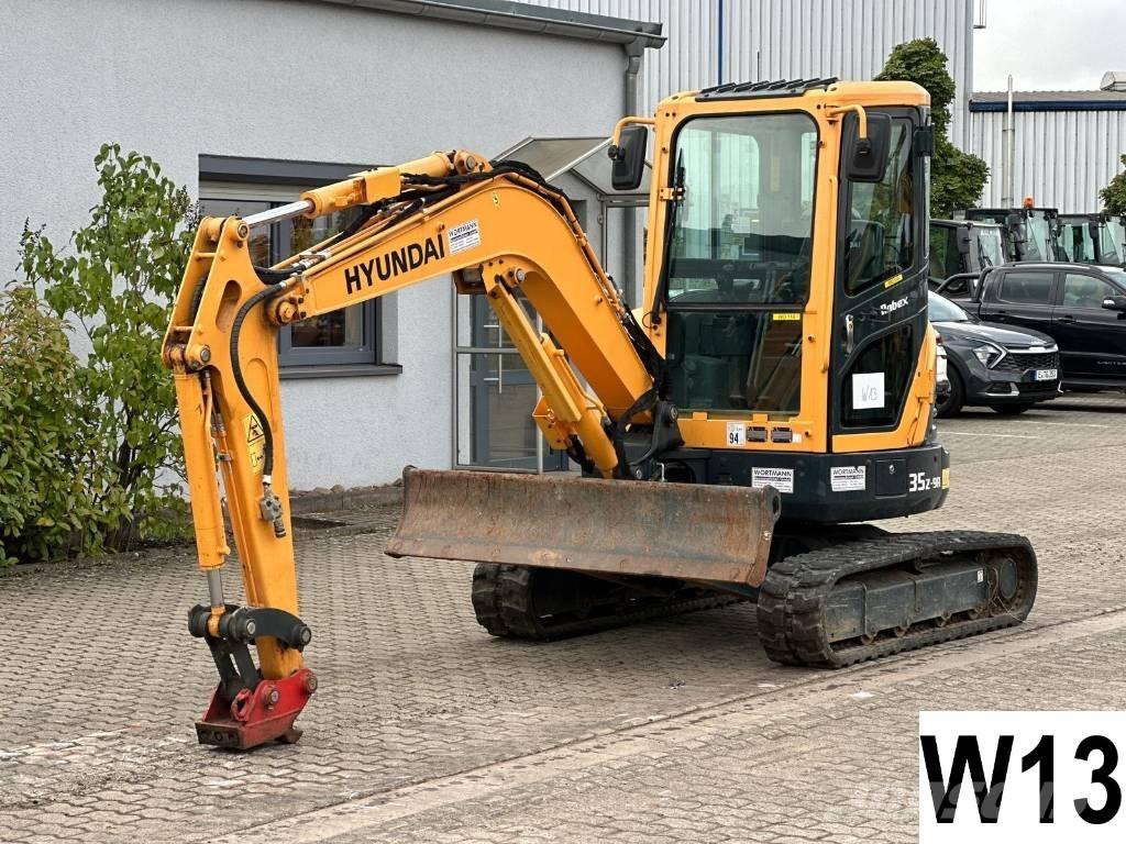 Hyundai R35Z 9A Mini ekskavatörler, 7 tona dek