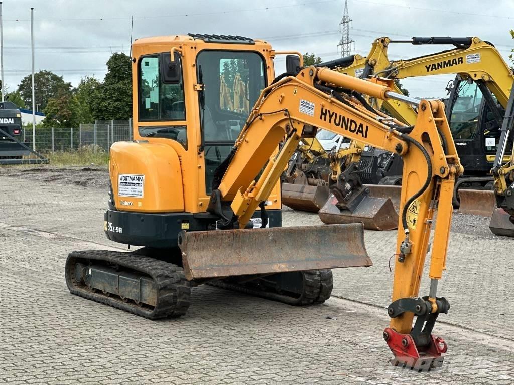 Hyundai R35Z 9A Mini ekskavatörler, 7 tona dek