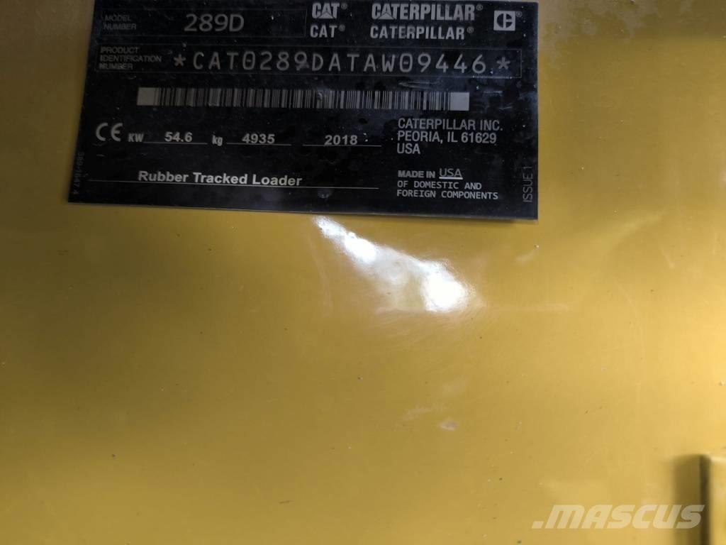 CAT 289D HF XPS Skid steer loderler
