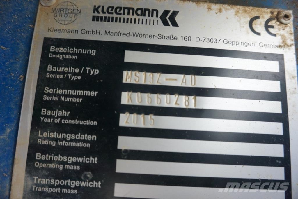 Kleemann MS 13 Z Gezer eleyiciler