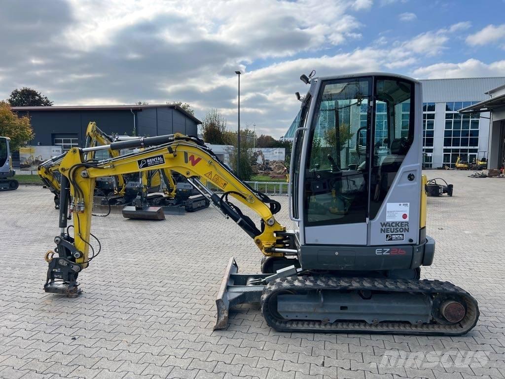 Wacker Neuson EZ26 Paletli ekskavatörler