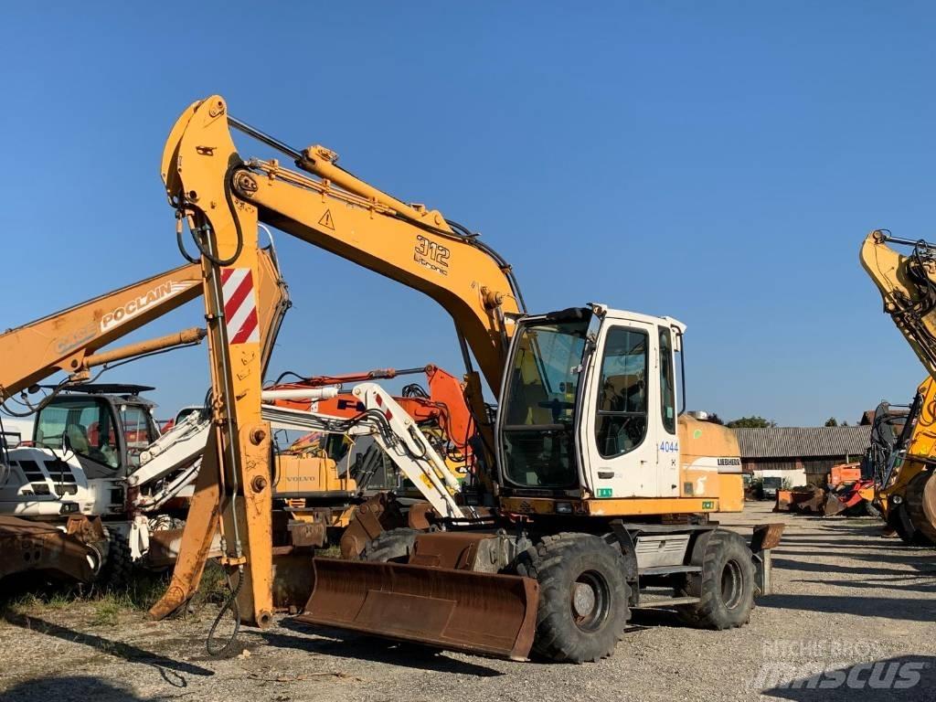 Liebherr A 312 Lastik tekerli ekskavatörler