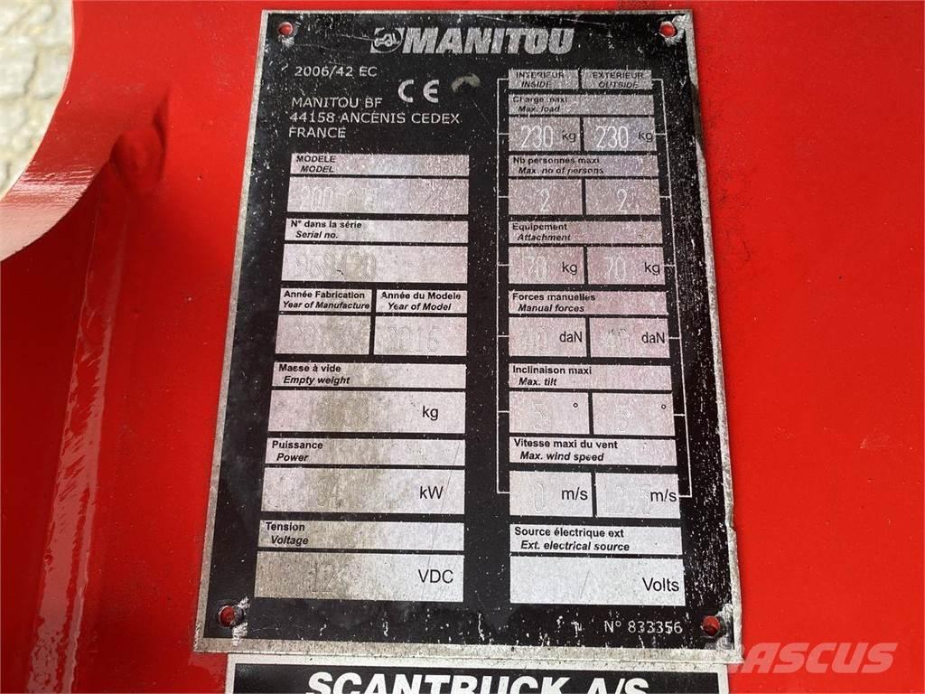 Manitou 200ATJ RC Körüklü personel platformları