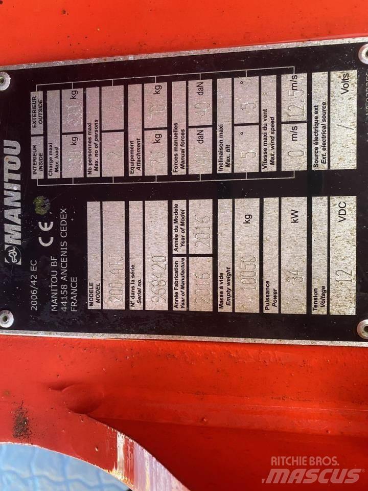 Manitou 200ATJ RC Körüklü personel platformları