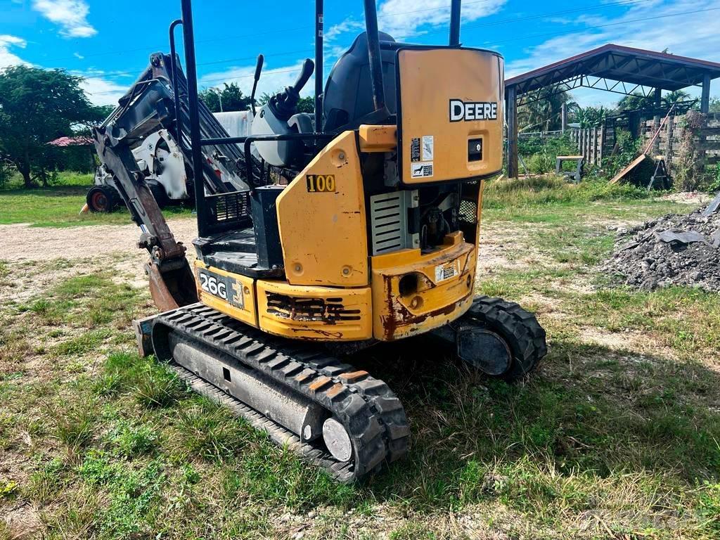 John Deere 26G Mini ekskavatörler, 7 tona dek