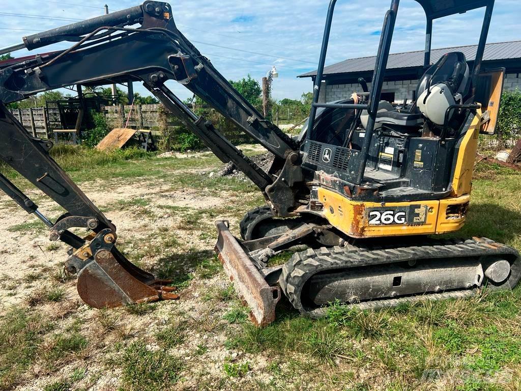 John Deere 26G Mini ekskavatörler, 7 tona dek