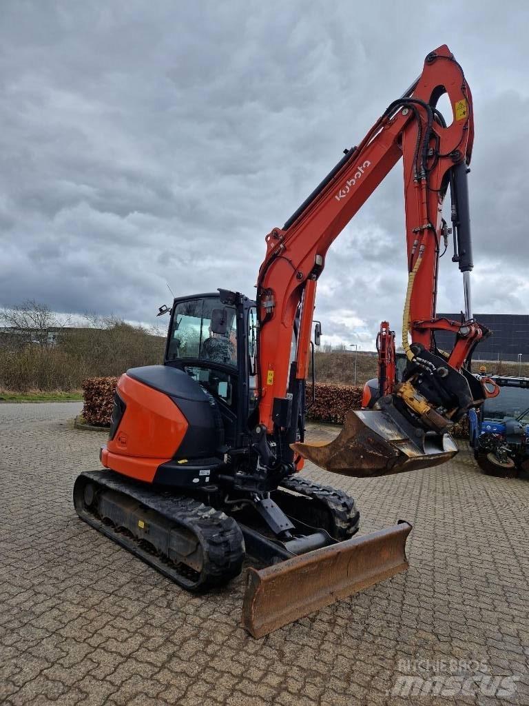 Kubota KX060-5 Mini ekskavatörler, 7 tona dek