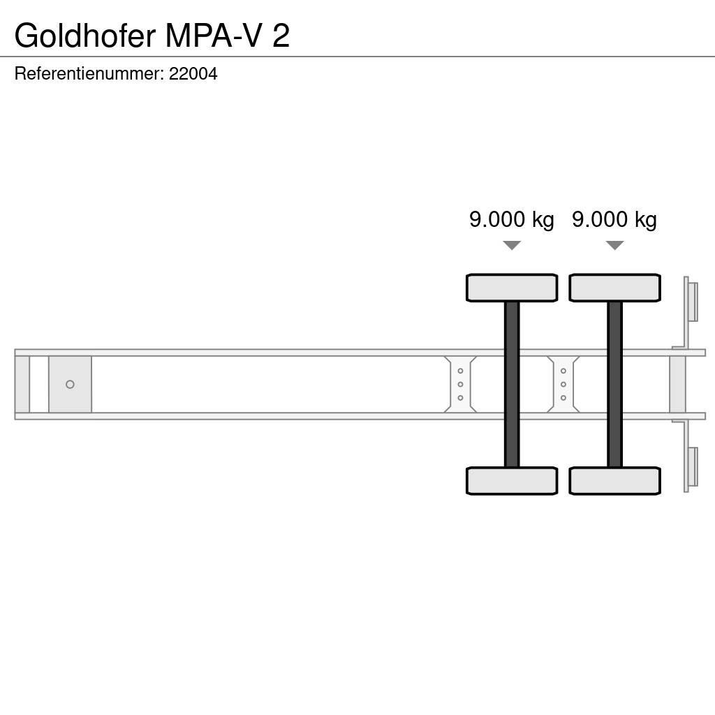 Goldhofer MPA-V 2 Low loader yari çekiciler