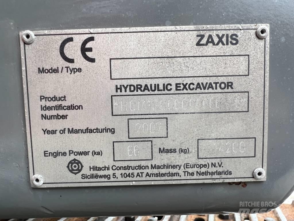 Hitachi ZX 135 US Paletli ekskavatörler