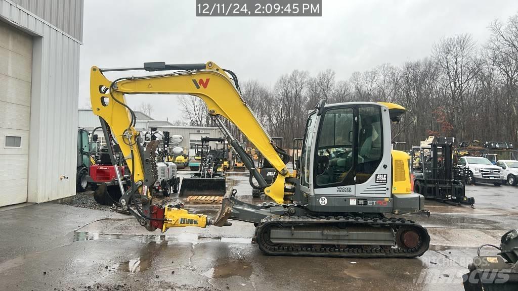 Wacker Neuson ET 90 Paletli ekskavatörler