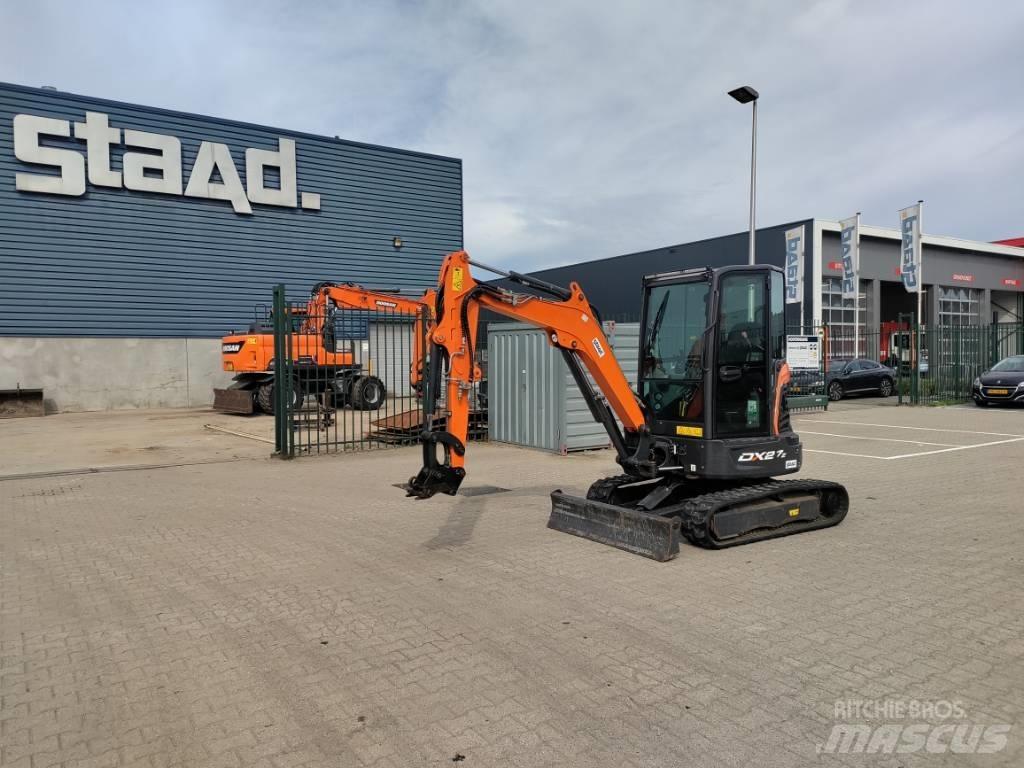 Develon DX27-5 Mini ekskavatörler, 7 tona dek