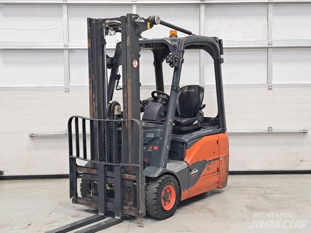 Linde E16C-02 Elektrikli forkliftler