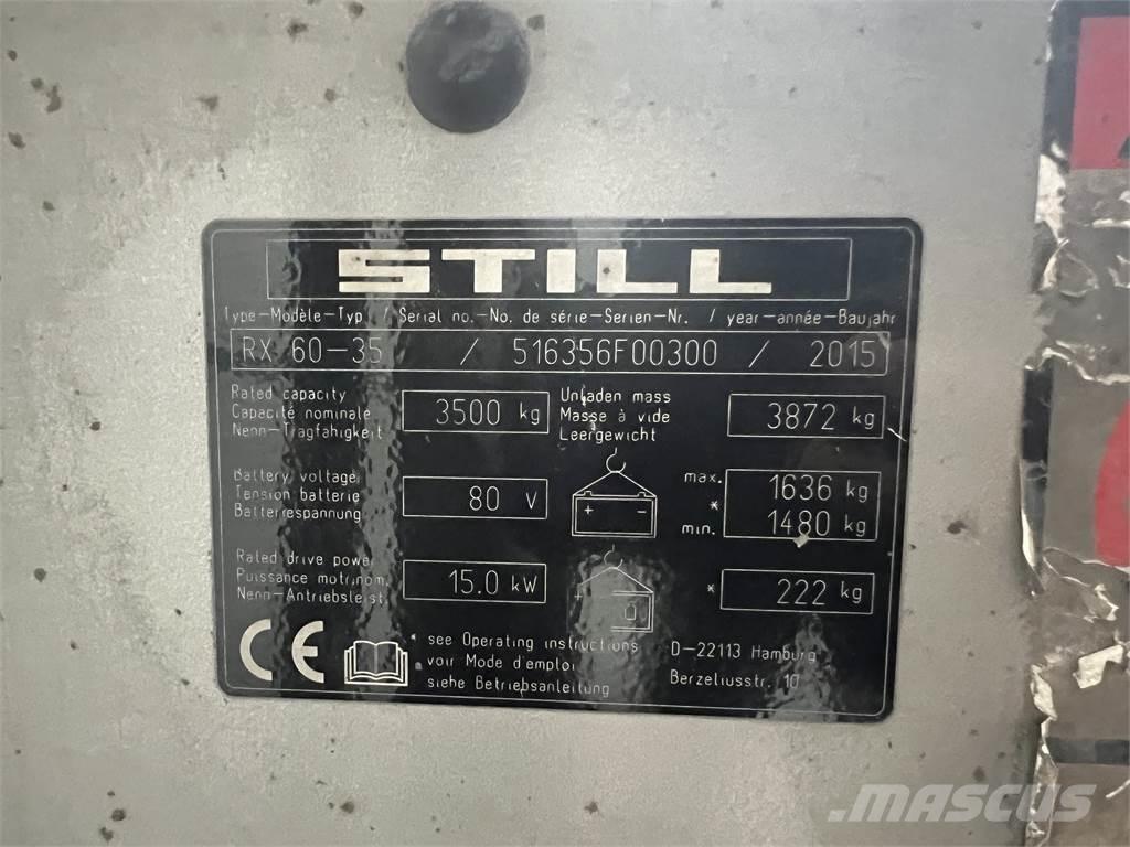 Still RX60-35 Elektrikli forkliftler