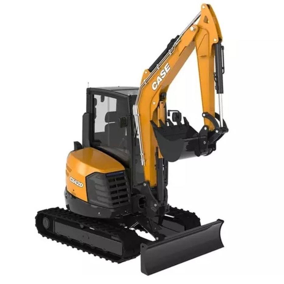 CASE CX 42 D Mini ekskavatörler, 7 tona dek