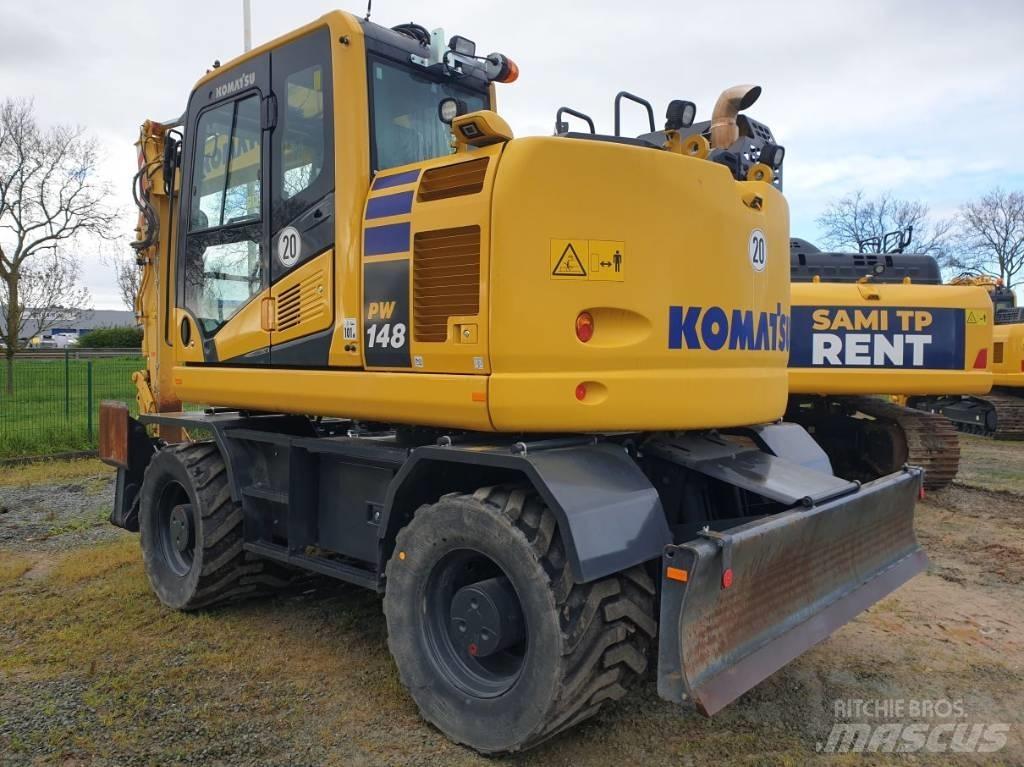Komatsu PW148-11EO Lastik tekerli ekskavatörler