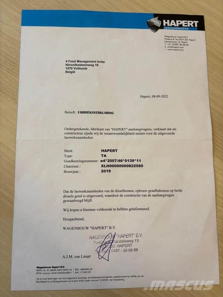 Hapert LF2 Araç nakil römorklari