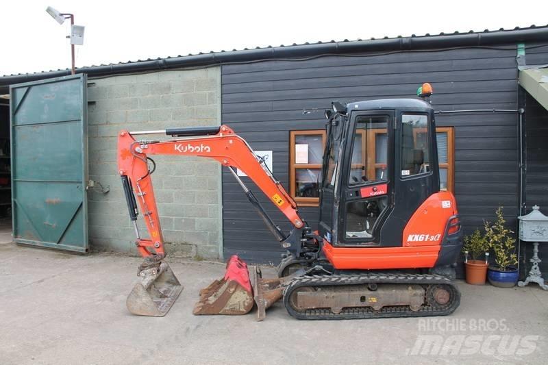 Kubota KX 61-3 Mini ekskavatörler, 7 tona dek