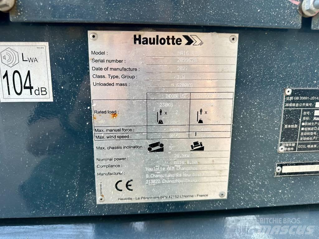 Haulotte HA16RTJ Körüklü personel platformları