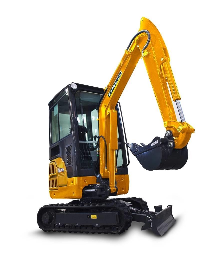 Kato HD19VXT Mini ekskavatörler, 7 tona dek