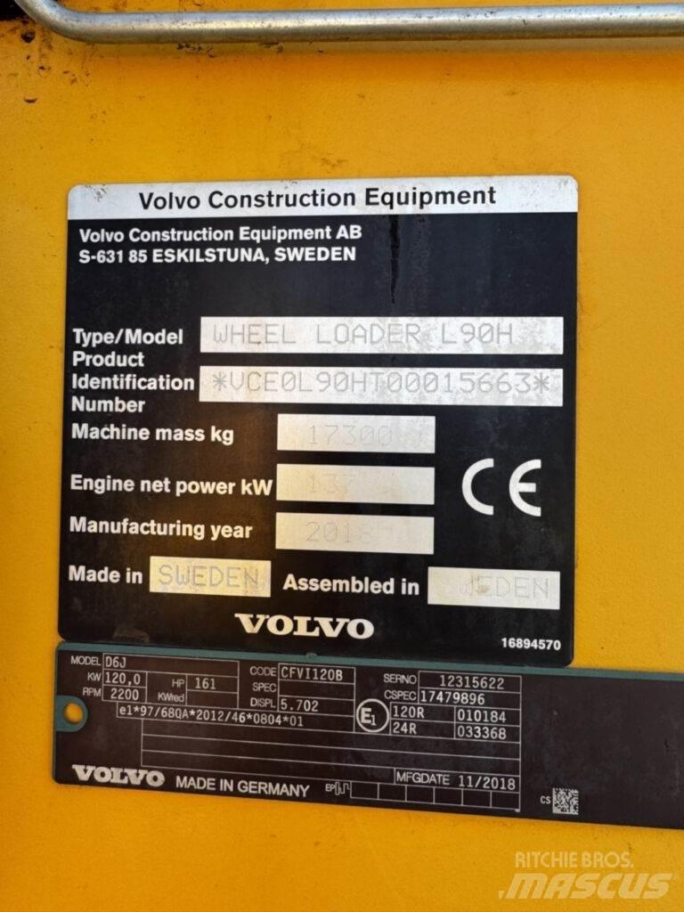 Volvo L90H Tekerlekli yükleyiciler