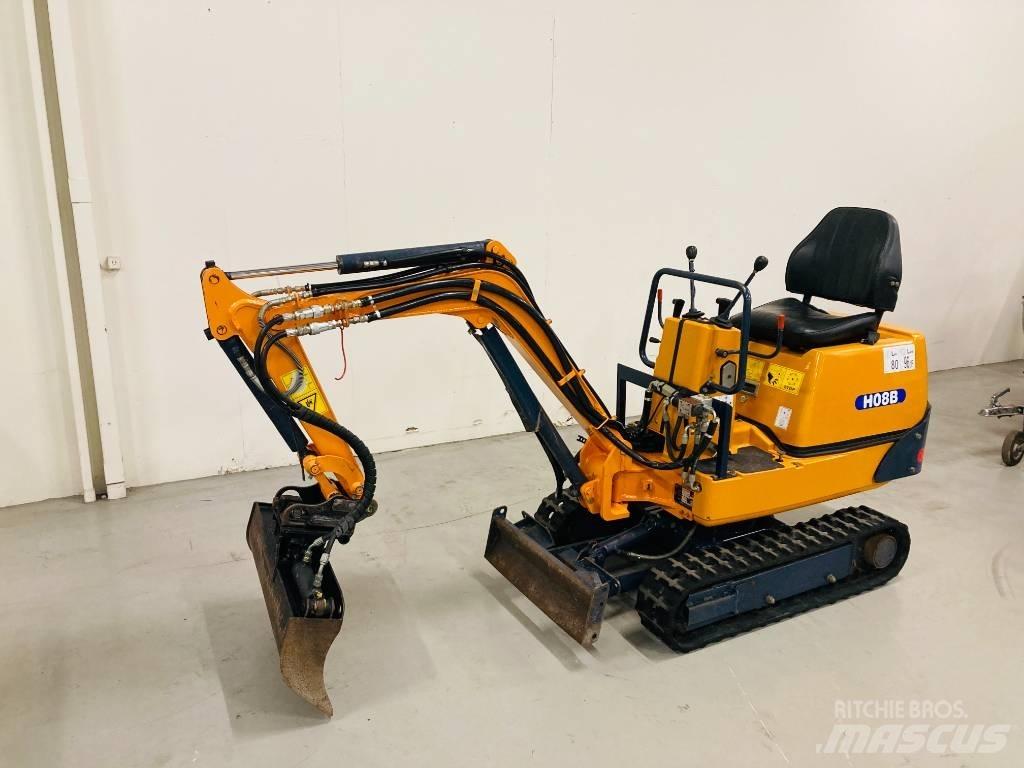 Hanix H 08 B Mini ekskavatörler, 7 tona dek