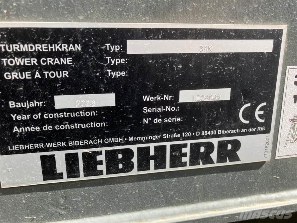 Liebherr 34K Kule vinçler