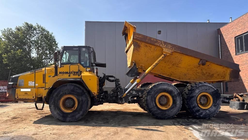 Komatsu HM 400-2 Belden kirma kaya kamyonu