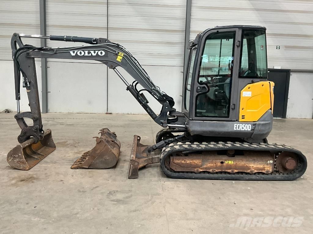 Volvo ECR 50 D Mini ekskavatörler, 7 tona dek