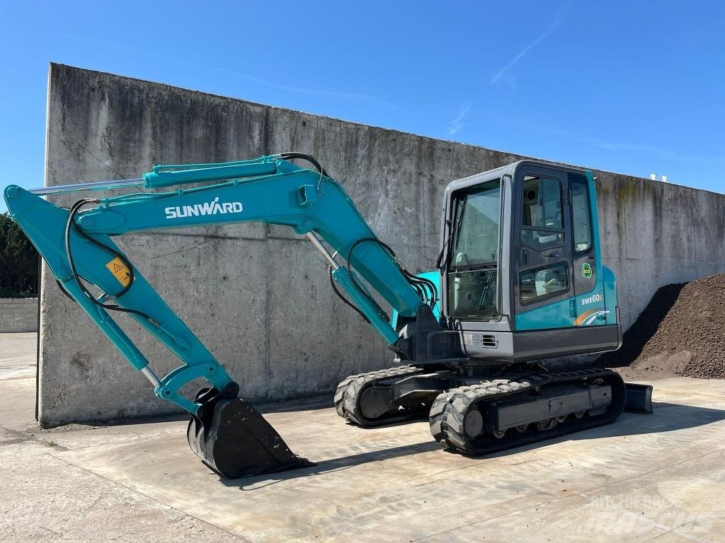 Sunward SWE 60 E Mini ekskavatörler, 7 tona dek