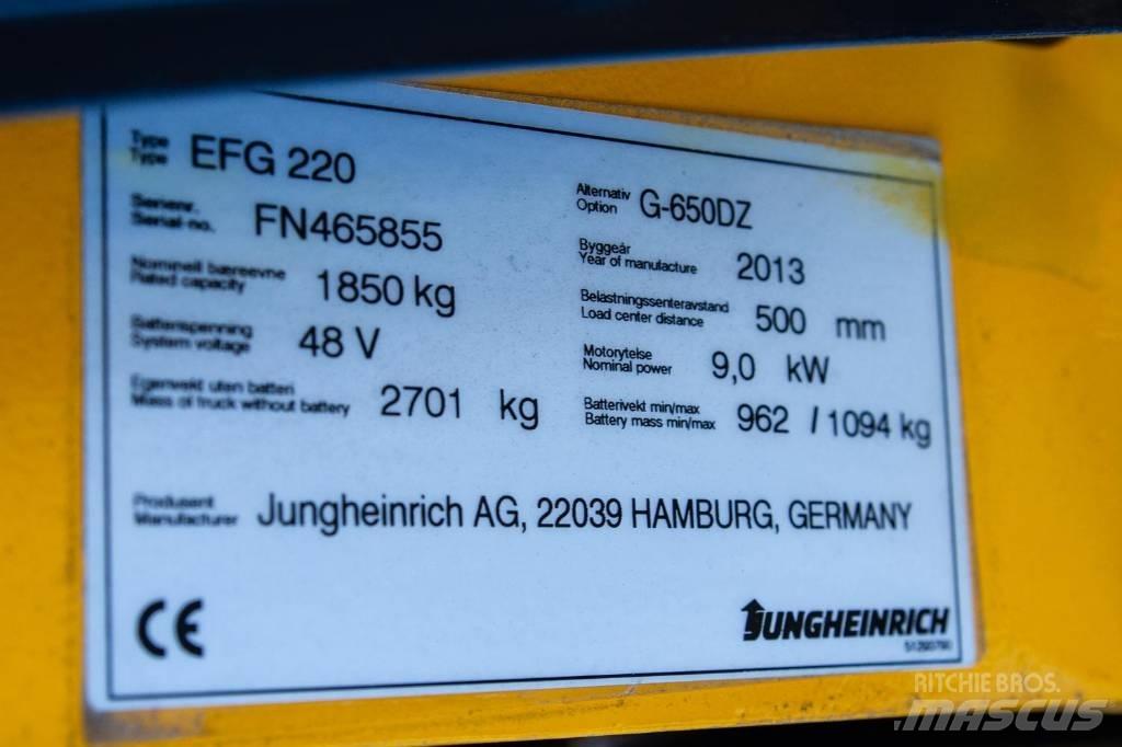 Jungheinrich EFG 220 Elektrikli forkliftler