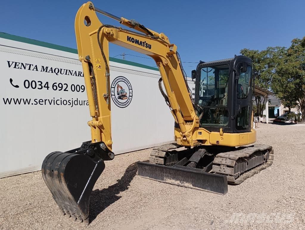 Komatsu PC 45 MR-3 Mini ekskavatörler, 7 tona dek