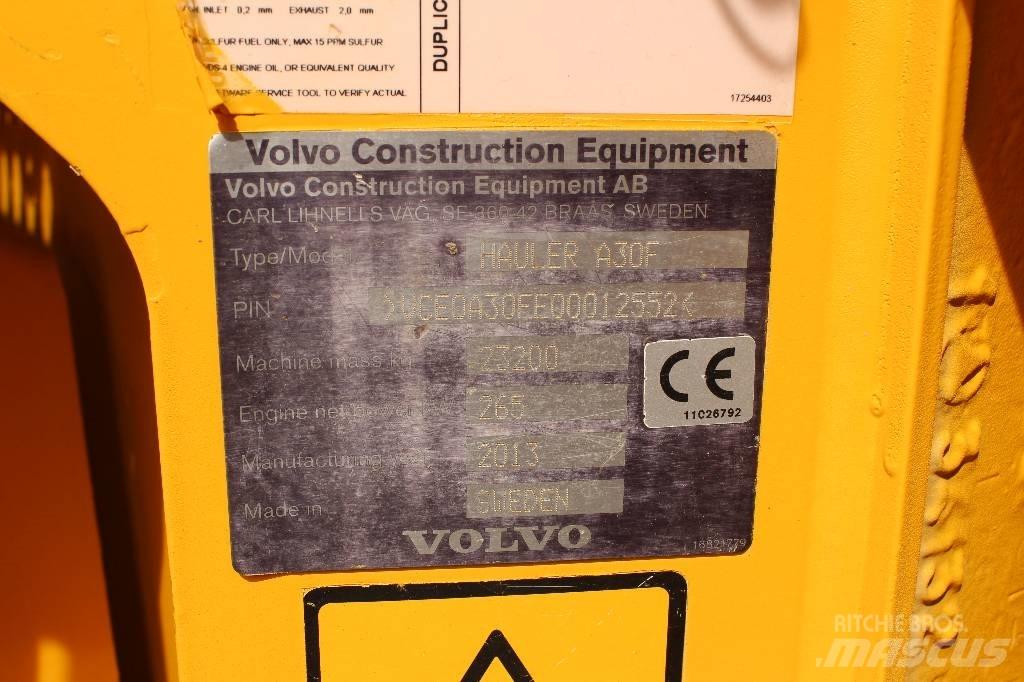 Volvo A 30 F Belden kirma kaya kamyonu