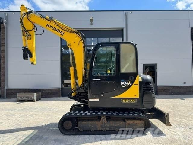 Hyundai Robex 55-7 Mini ekskavatörler, 7 tona dek