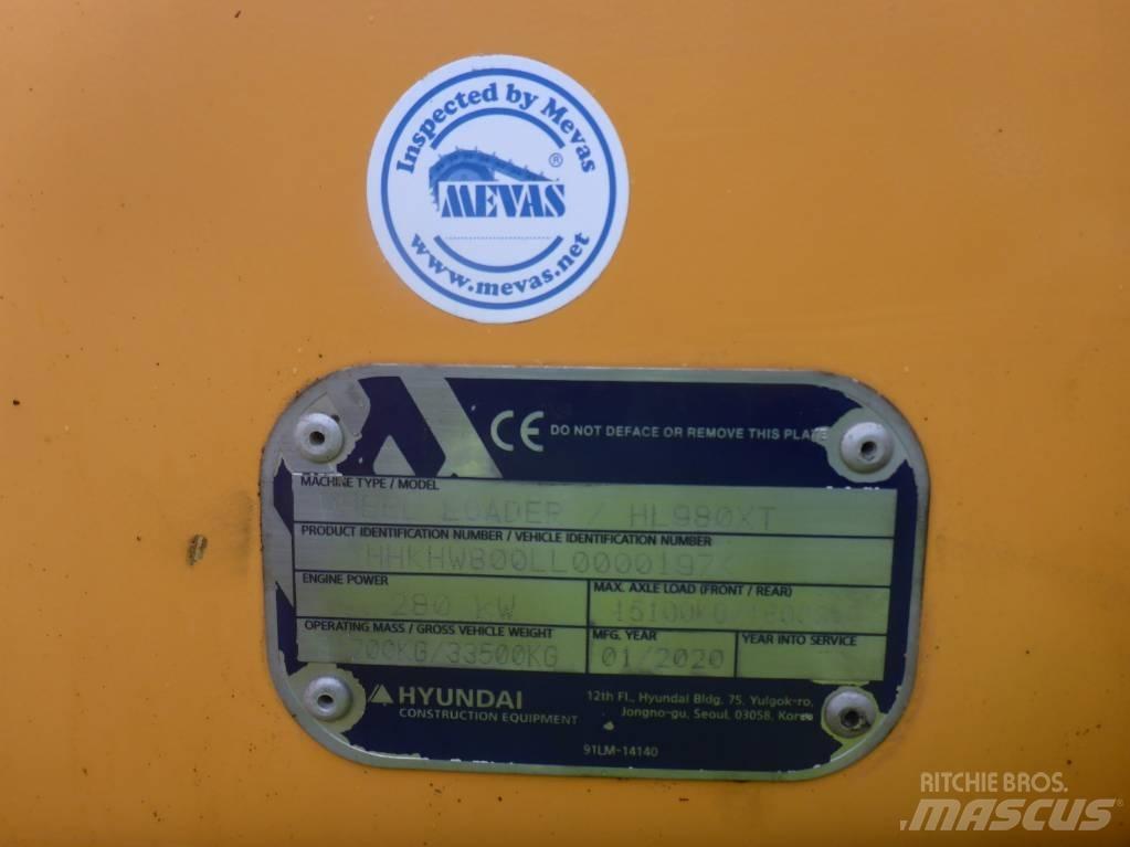 Hyundai HL980XT Tekerlekli yükleyiciler