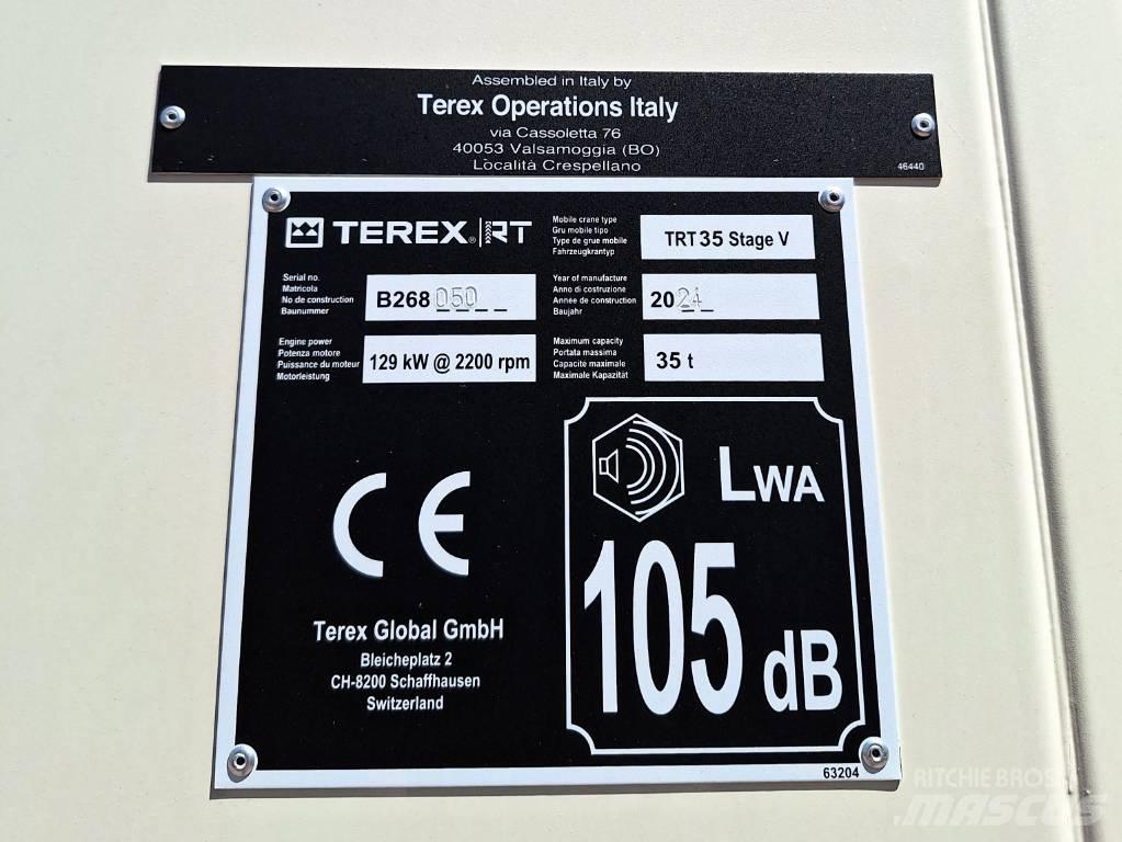 Terex TRT 35 Arazi Tipi Vinçler (RT)