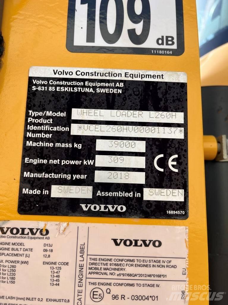 Volvo L260H Tekerlekli yükleyiciler